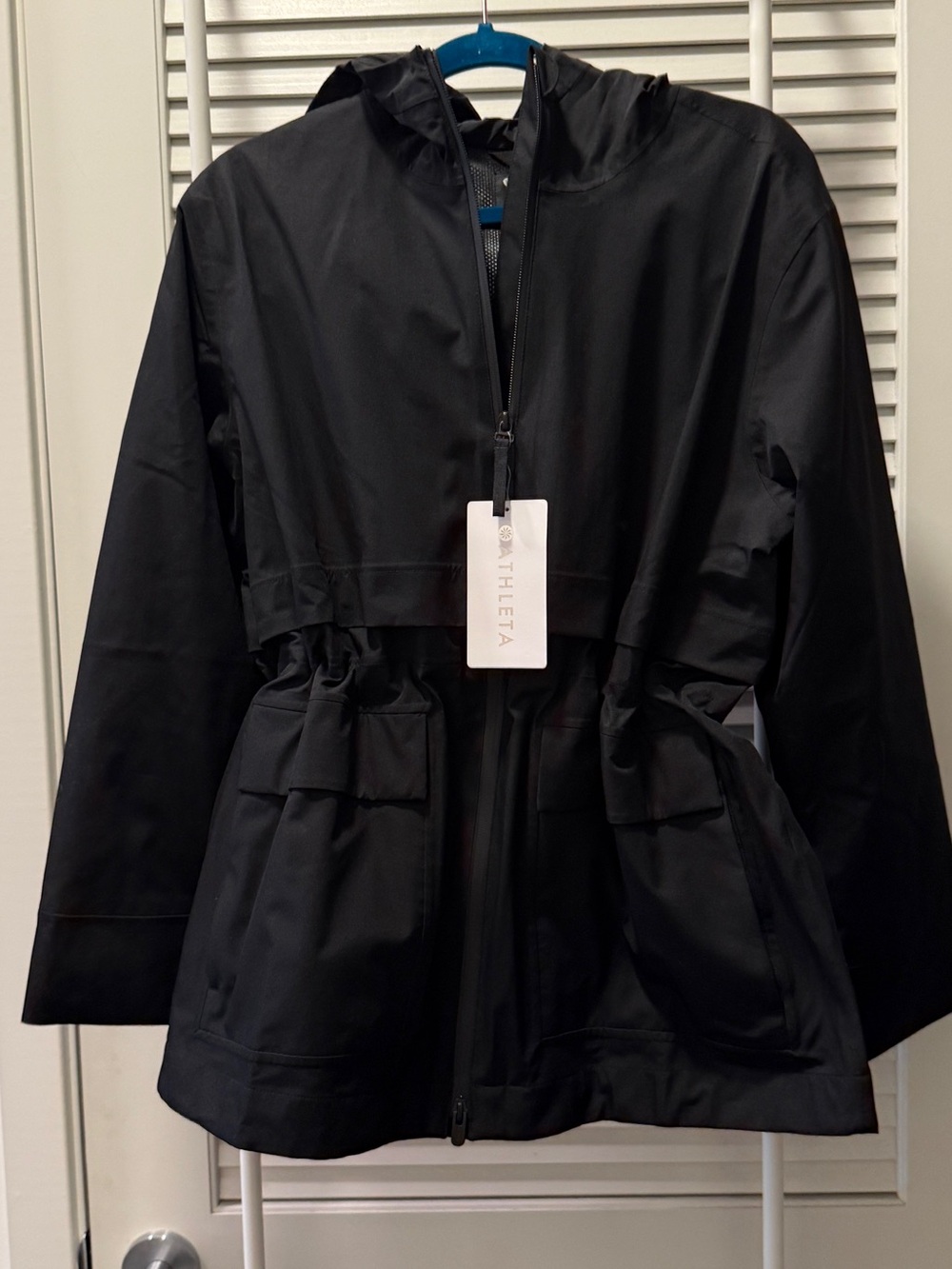ATHLETA NWT BLACK RAIN-JACKET M WATERPROOF